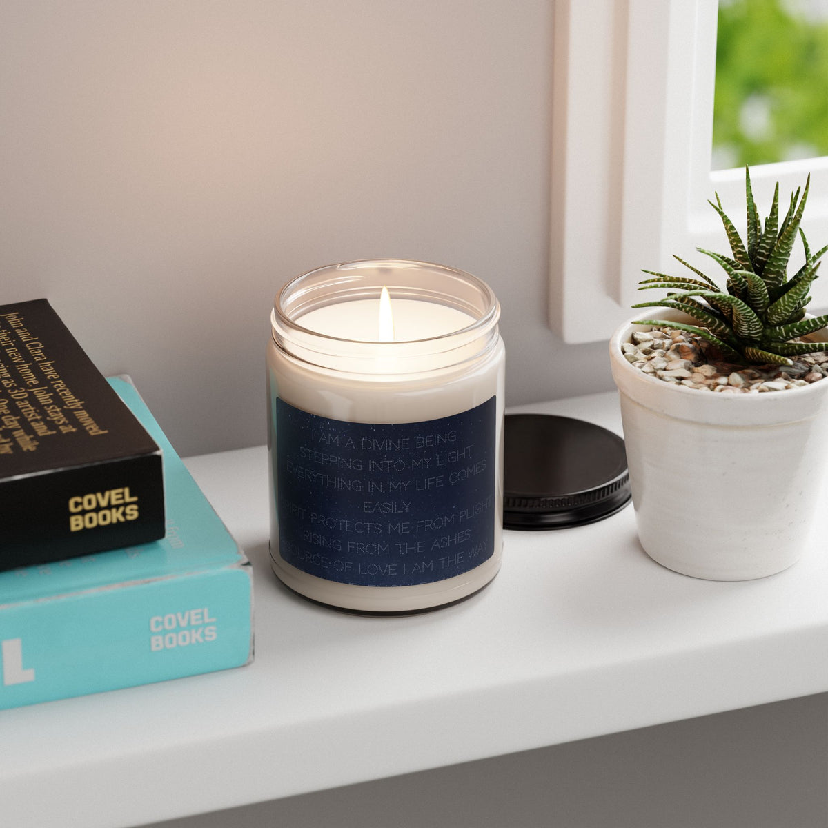 Starlight Affirmations Scented Soy Candle, 9oz