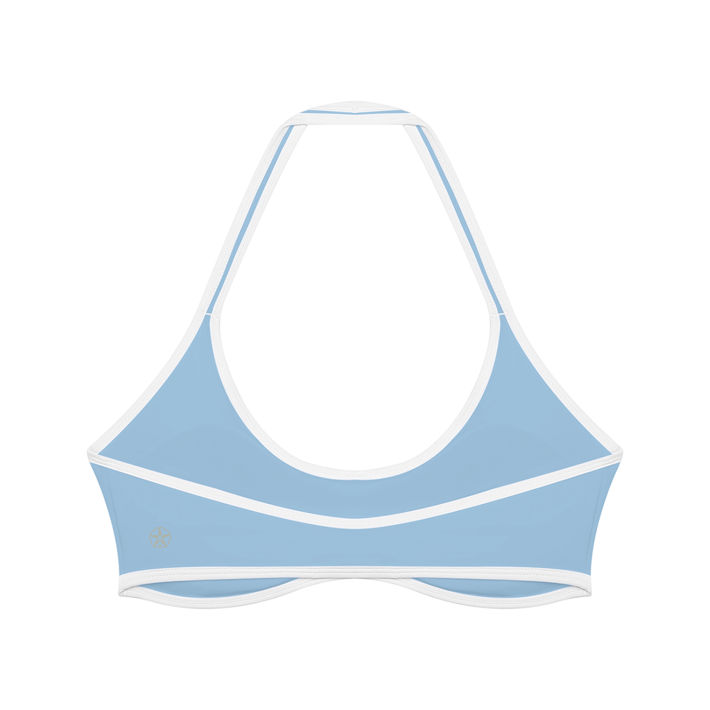 Women's Halter Color Block Yoga Sports Bra