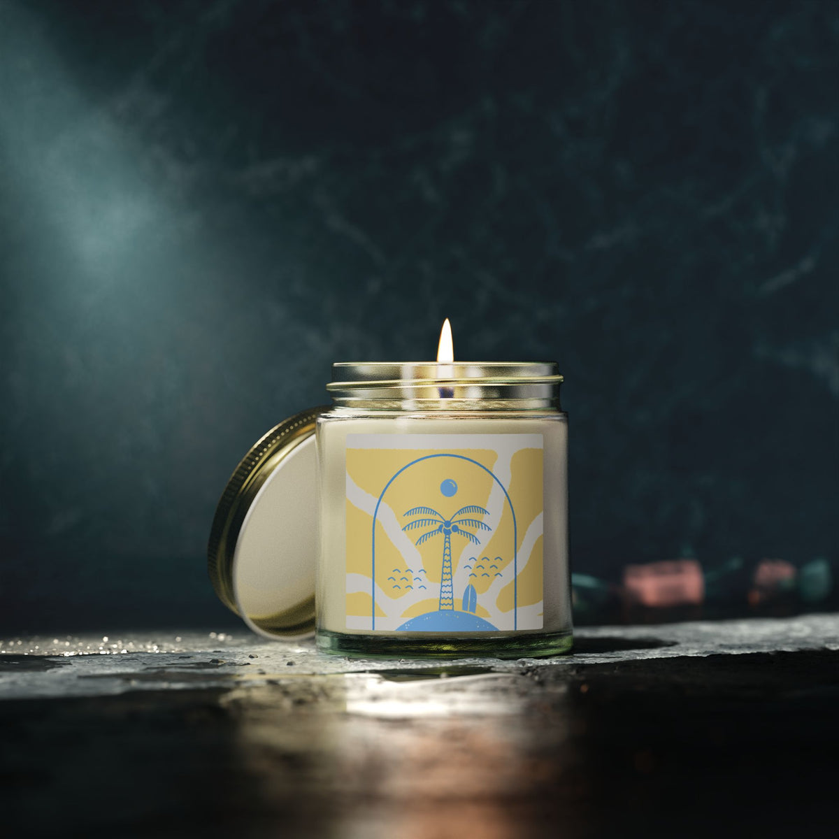 Scented Candles, Coconut Apricot Wax (4oz, 9oz)