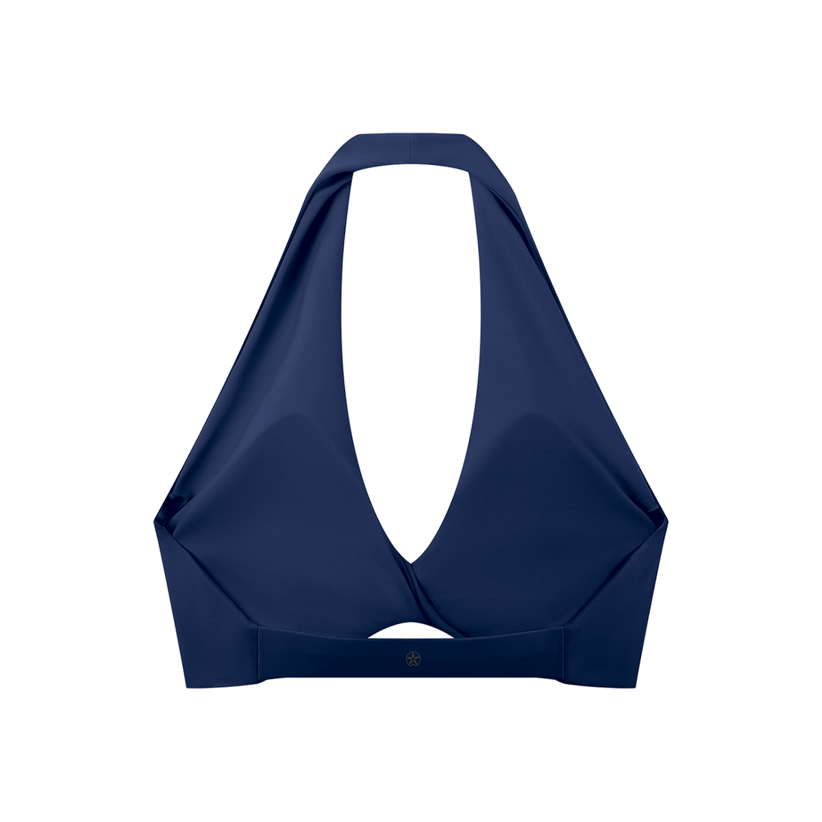 Women's Pleated Halter Sports Bra