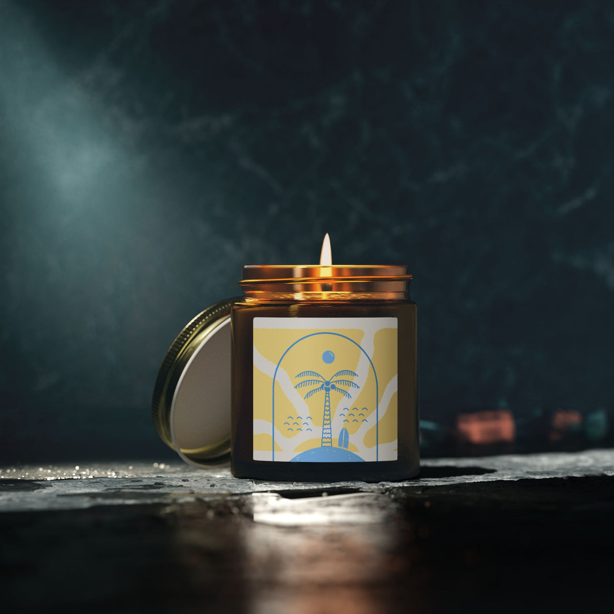 Scented Candles, Coconut Apricot Wax (4oz, 9oz)
