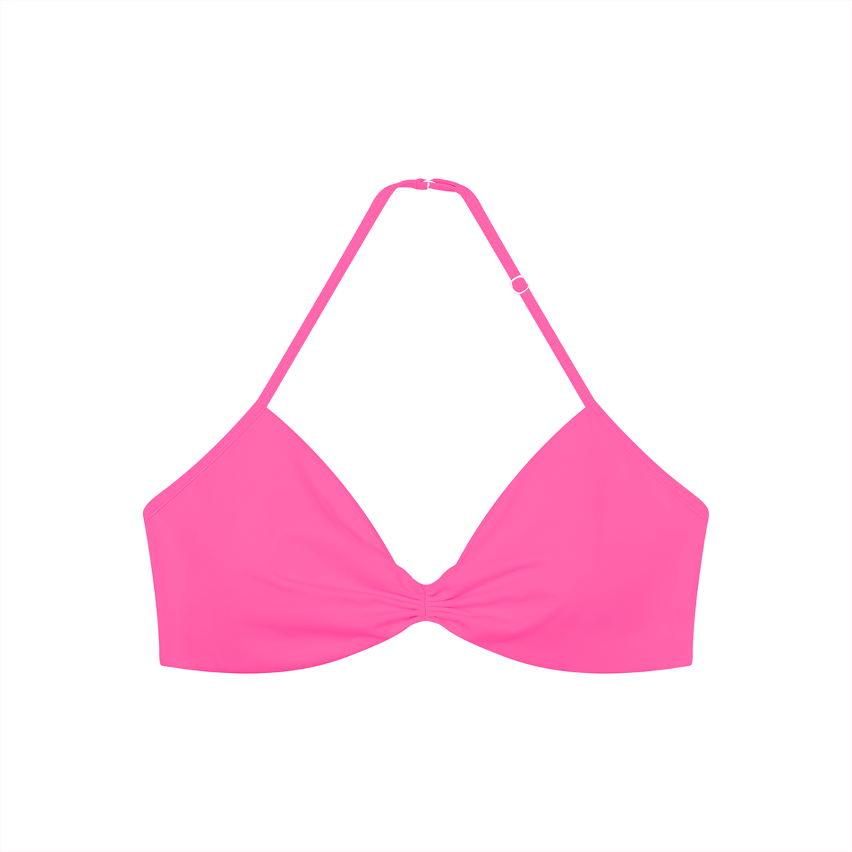 Women’s Ruched Halter-Neck Sports Bra