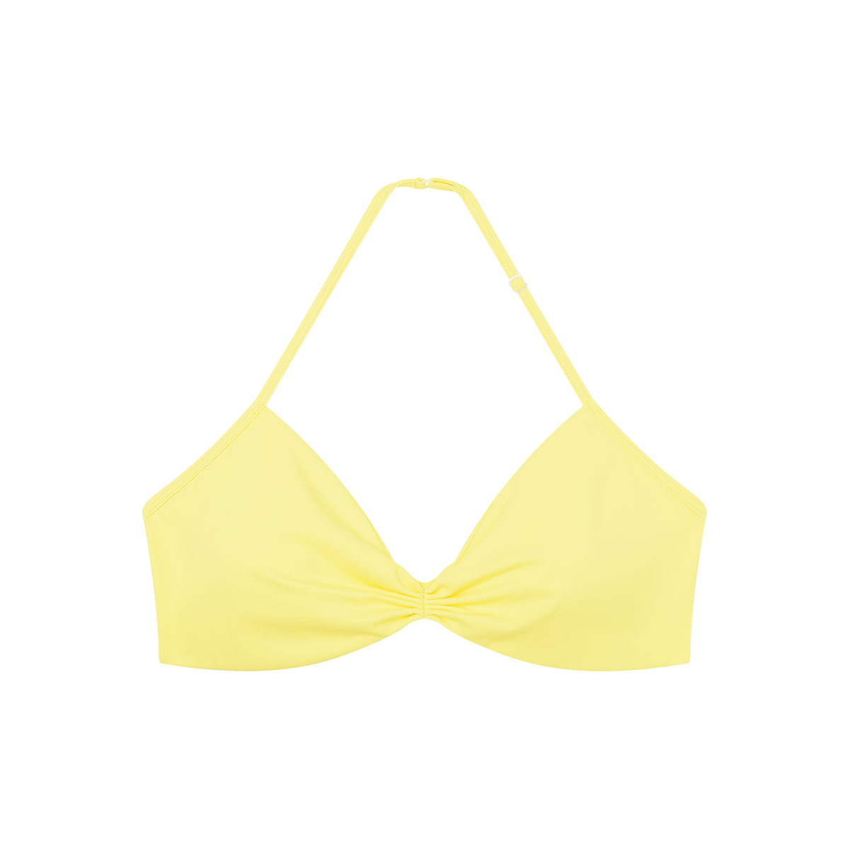 Women’s Ruched Halter-Neck Sports Bra